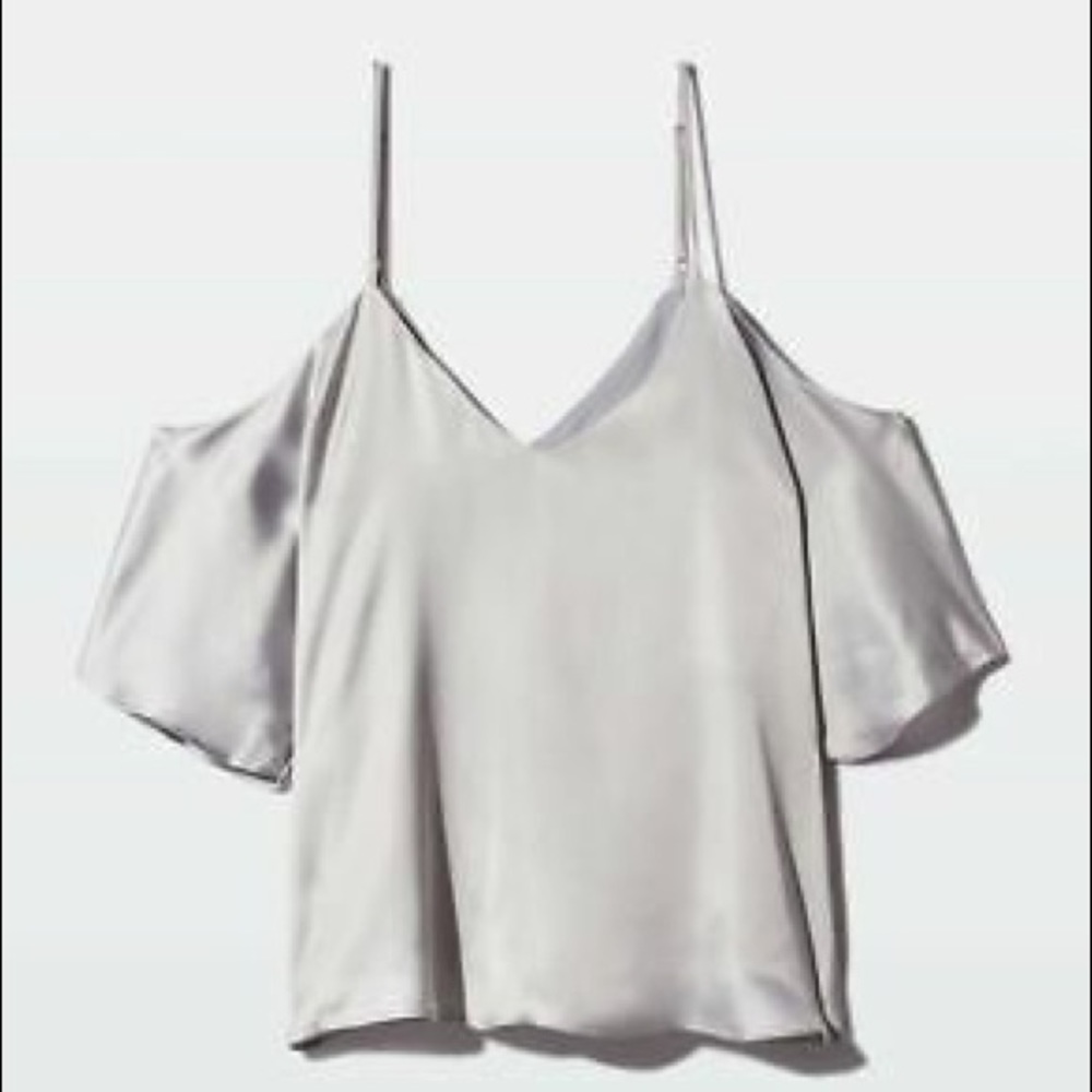 Wilfred Aritiza Draveil silver blouse small